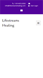 Mobile Screenshot of lifestreamshealing.com